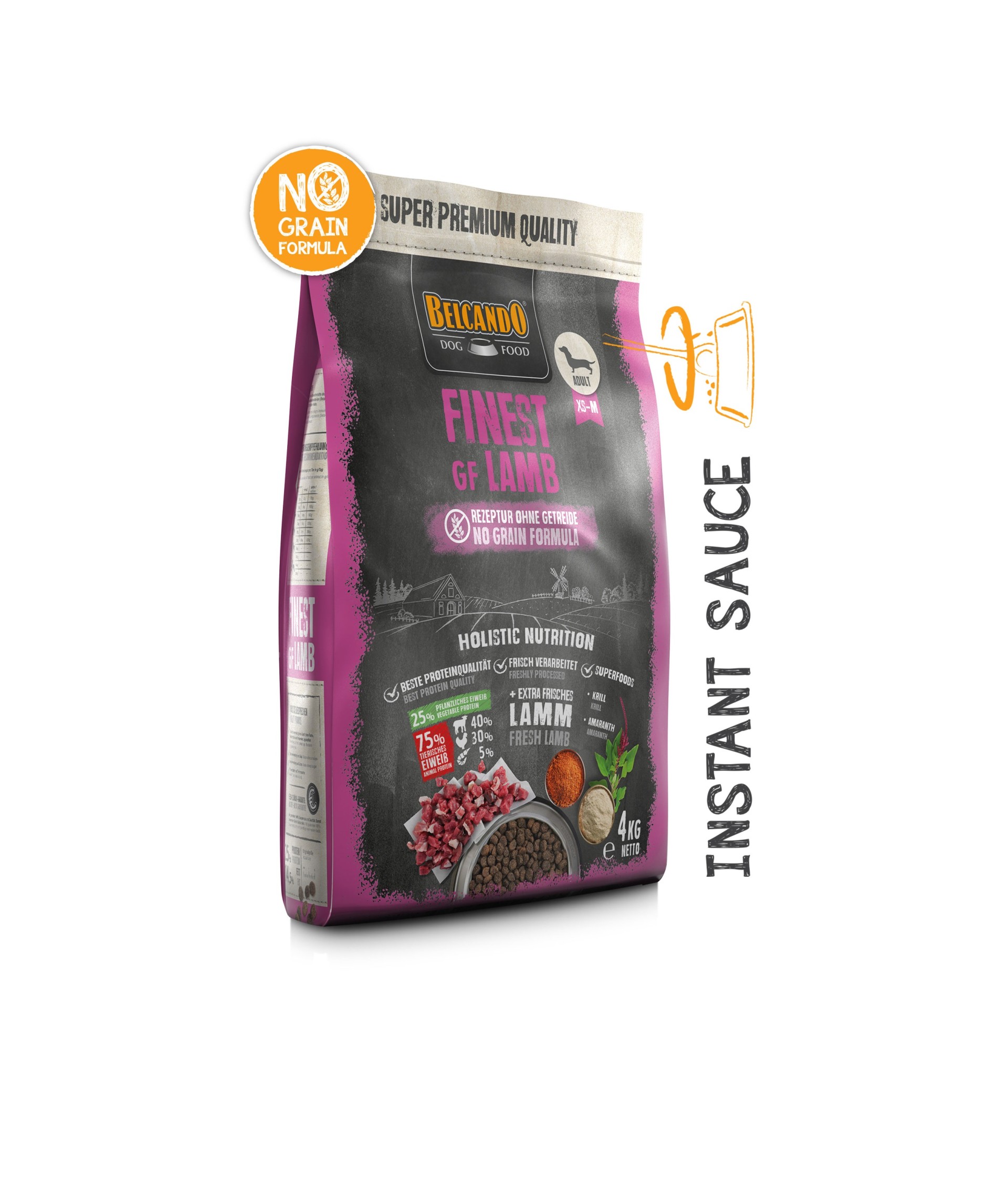 BELCANDO ADULT FINEST GRAIN FREE LAMB 4kg